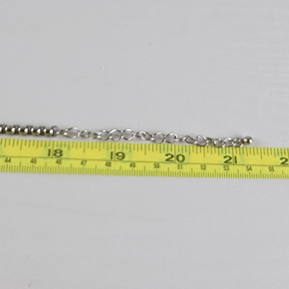 Multicolor Stone Cabochon Rectangle Statement Pen… - image 8